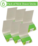 BARBERUPP Styptic Stick Shave Accessories (Green Stix, 6-Pack) Stops Bleeding For Razor Nicks For Men & Women - Sanitary and Great For Barbers or Personal BARBERUPP