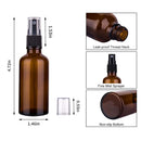 2oz Amber Glass Spray Bottles for Essential Oils, Small Empty Spray Bottle, Fine Mist Spray, Set of 3 hmaimas
