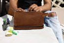 Leather Duffel Bag & Toiletry Bag Combo - The Best Masculine Travel Gift For Men Rustic Town Store