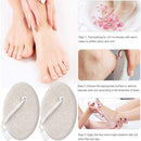 Natural Pumice Stone for Feet, Borogo 2-Pack Lava Pedicure Tools Hard Skin Callus Remover for Feet and Hands - Natural Foot File Exfoliation to Remove Dead Skin, Heels, Elbows, Hands Borogo
