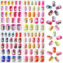 96 Pcs Kids False Nails Press on Nails for Kids Full Cover Short False Nails Children Nails Lovely Gift for Kids(Animal Theme) JANYUN