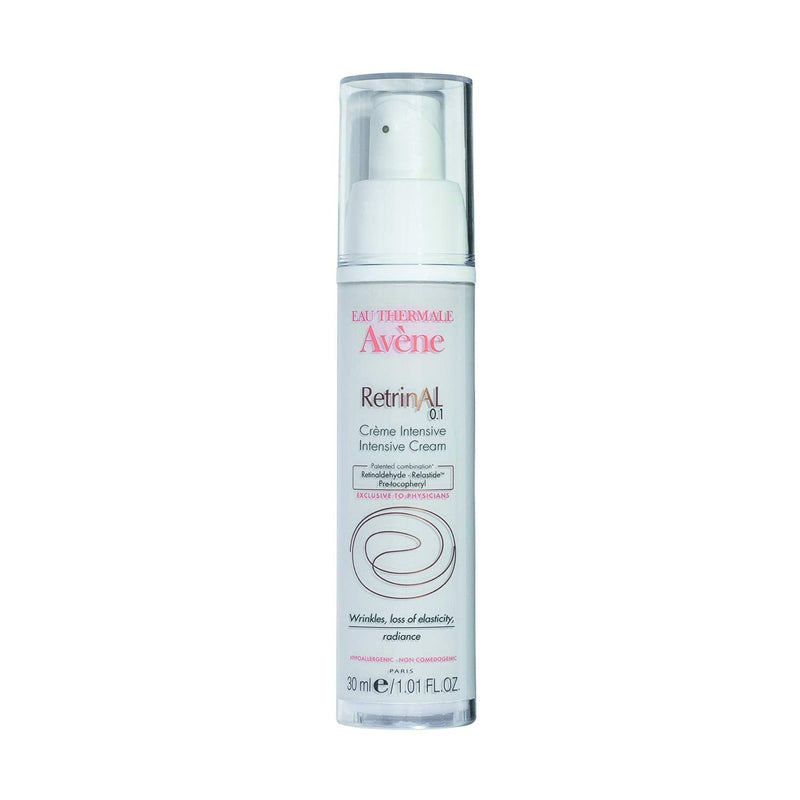 Eau Thermale Avene - RetrinAL 0.1 Intensive Cream - Retinaldehyde - Rejuvenates Skin & Helps Reduce Signs of Aging - Airless Pump - 1.0 fl.oz. Eau Thermale Avène