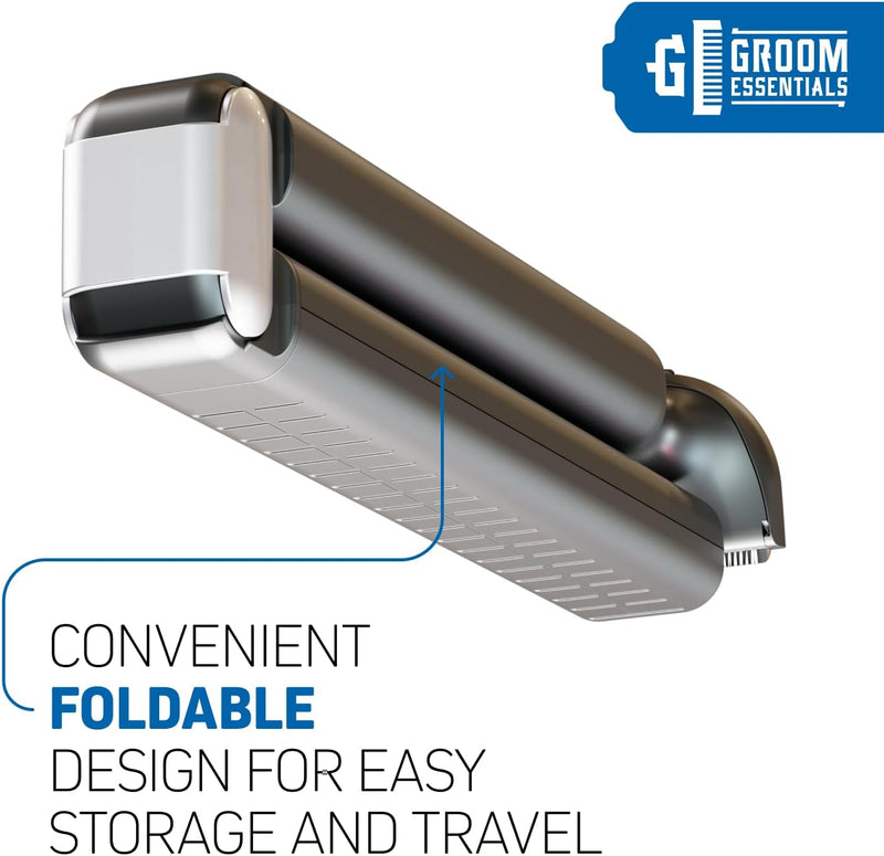 Chargeworx Electric Back Shaver and Hair Trimmer for Men Body Groomer with Extendable Back Blade Electric Razor for Hard to Reach Areas Back Shavers and Manscaping Tool for Men Battery Powered Infinity Warehouse