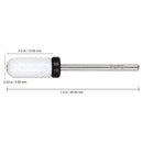 Pana (Grit: XC EXTRA COARSE) Professional USA Ceramic White Smooth Top Small Barrel Bit Nail Drill 3/32" Shank Size PANA