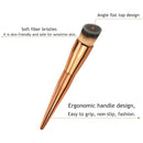 Angled Flat Top Foundation Makeup Brush Full Coverage Kabuki Brush for Liquid Makeup for Blending Liquid Cream and Flawless Powder Buffing Blending Concealer Makeup Tool GDTBP