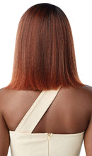 Outre Melted Hairline Lace Front Wig HD Transparent Lace Deluxe Wide Lace Part 2x5 BREANNE (DRFF2/CHERRD) Outre