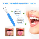 New Version Tongue Scraper Cleaner for Adults & Kids, Medical Grade Metal Tongue Brushes Set for Fresh Breath Dental Eliminate Bad Breath in Seconds (2 pcs) Sestball