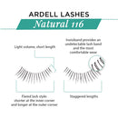 Ardell Natural Lashes False Eyelashes 116 Black (4 pack) Ardell