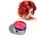 Red Hair Coloring Wax Temporary Hair Clay Pomades 4.23 oz,Natural Hair Dye Material Disposable Hair Styling Clay Ash for Cosplay,Halloween,Party VOLLUCK