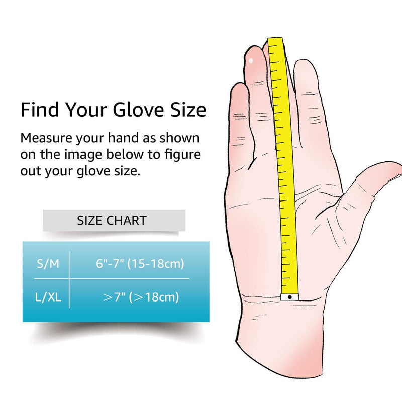 MIG4U Moisturizing Beauty Gloves Touchscreen Overnight Sleeping Glove for Women Dry Hands, Nighttime Lotion, Eczema, SPA, Cosmetic Treatment, grey purple 3 pairs size l/xl MIG4U