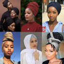 6 Pieces Stretch Head Wrap Hair Scarf Headband Jersey Turban Knit Headwraps Urban Hair Wrap Solid Color Ultra Soft Extra Long Breathable Head Band Tie for Women (Black, Grey,White,Navy, Camel,Red, ) YMHPRIDE Store
