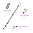 Gel Nail Polish Remover Kit,MORGLES 10pcs Nail Polish Remover Clips Cap 300pcs Nail Wipe Cotton Pads Nano Glass Nail File Cuticle Pusher Nail File Grit 100/180 and Brushes-Purple MORGLES