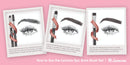 Eyebrow Brush - Duo Eye Brow Spoolie - Angled Eyeshadow Eyeliner - Precision Flat Definer - Small Shader - Premium Quality 3 Piece Set - Cruelty Free Synthetic Bristles - Apply Gel Powder Wax Pomade Lamora