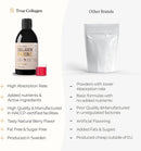 True Collagen Marine | 11,000 mg Hydrolyzed Collagen Liquid Supplement - 500 ml, 20 Day Supply | Hyaluronic Acid, Biotin and Vitamin C to Support Healthy Hair, Skin and Nails | Sugar-Free & Fat-Free Infinity Warehouse