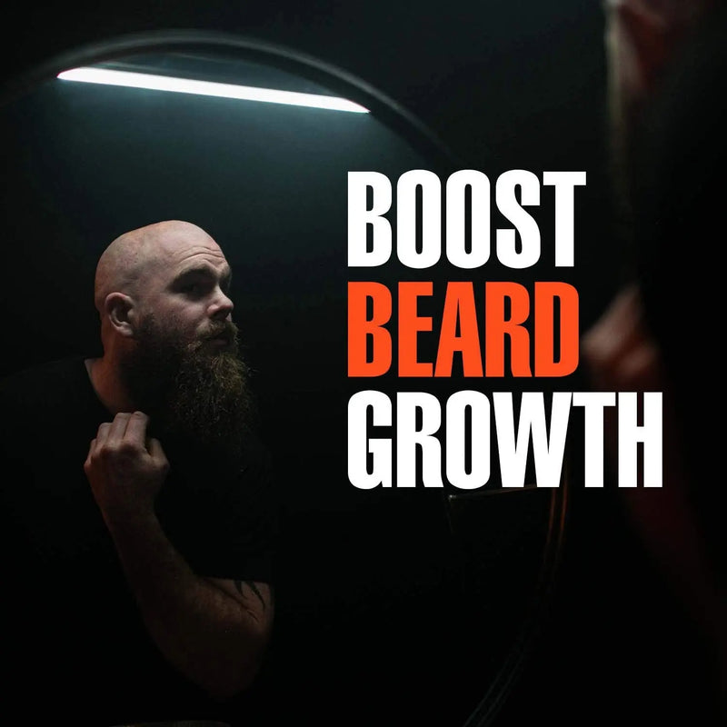 Beard Growth Serum with Biotin & Caffeine – Naturally Powerful, Full, Thick, Masculine Facial Hair Treatment infused with Biotin and Caffeine for Men by Wild Willies Wild Willies