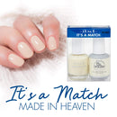 IBD It's A Match Duo Soft White 307BD, Nail Lacquer and Gel Polish, 1 Set IBD