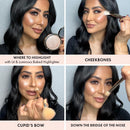 ICONIC LONDON Lit and Luminous Baked Highlighter | Powder Highlighter for a Radiant Glow, Cruelty-Free, Vegan Makeup, 0.56 oz Infinity Warehouse