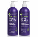 Tea Tree Purple Shampoo & Conditioner Set for Bleached, Silver & Gray Hair Infinity Warehouse