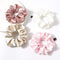 Silk Scrunchies Women Hair Ties - Ivyu Big Scrunchy Hair Bands Elastic Hair Accessories Soft Large Scrunchies For Vsco Girl Women Ivyu