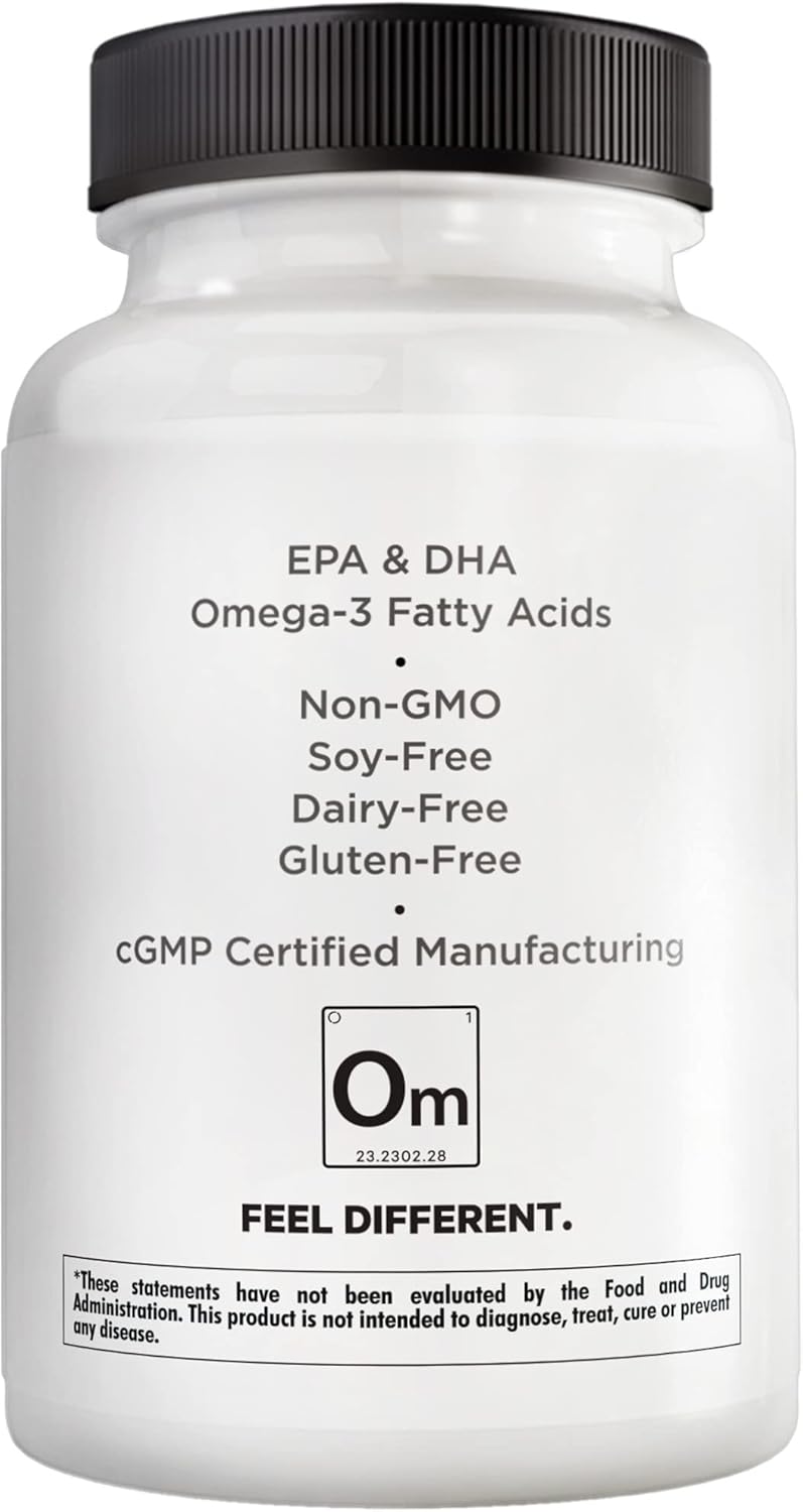 Amen Omega-3 Supplement - 1500mg High-Potency Daily Omega 3 - EPA and DHA Fatty Acids Fish Oil - 45-Day Supply - Fatty Acid Supplements - Fish Oil Pills - Non-GMO - 90 Soft Gels Capsules Infinity Warehouse