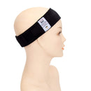 GEX Beauty Flexible Velvet Wig Grip Wig Band Scarf Head Hair Band Adjustable Fastern(Deep Black) gexworldwide
