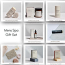 Men's Self Care Package - Luxury Spa Gift Set for Him, Unique Gifts for Men - Handmade in USA, Relaxation Self Care Spa Gift Set for Him - Natural Men Skin Care Kit with Sandalwood Candle by ZAAINA Infinity Warehouse