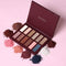 LUXAZA Neutral Nudes Makeup Eyeshadow Palette Brown Metallic, Warm Natural Bronze Copper Pearl Shimmer Satin Eye Shadow, Highly Pigmented Makeup Palette LUXAZA