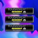You Da Balm Organic Lip Balm, Coconut Flavor - 100% Natural Lip Moisturizer, USDA Certified - Lip Balm for Dry, Cracked Lips (3 Pack) You Da Balm