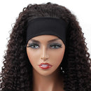 VSHOW Headband Human Hair Wigs 180% Density Kinky Curly None Lace Front Wigs for Black Women Glueless Machine Made Wigs 16Inch V SHOW