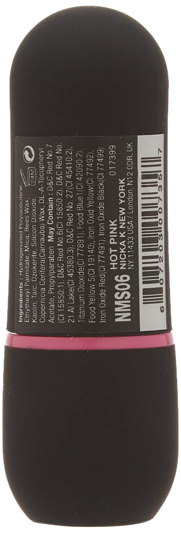 NICKA K Vivid Matte Lipstick NMS06 Hot Pink Nicka K