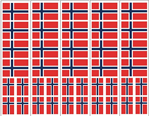 40 Tattoos: Norway Flag, Norwegian Party Favors PremiumTT temporary tattoos