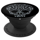 Barber Shop Skull Tools Hair Dresser PopSockets Swappable PopGrip Funny Hairdresser & Hairstylist Gift Ideas