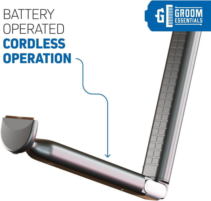 Chargeworx Electric Back Shaver and Hair Trimmer for Men Body Groomer with Extendable Back Blade Electric Razor for Hard to Reach Areas Back Shavers and Manscaping Tool for Men Battery Powered Infinity Warehouse