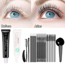 Black Lash Tint Kit, Keratin Black Eyelash Dye and Eyebrow Tint, 6 Week Voluminous Brow Tint, Tinting Look For Lash Perm/Lift/Lamination Treatment (Black Eyelash Tint Kit Only) Libeauty