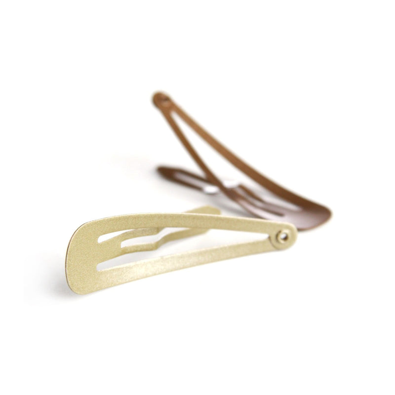 Goody Metal Contour Hair Snap Clips - 6 Count, Blonde Colors - Just Snap Into Place - Suitable for All Hair Types - Pain-Free Hair Accessories for Women and Girls - All Day Comfort GOODY