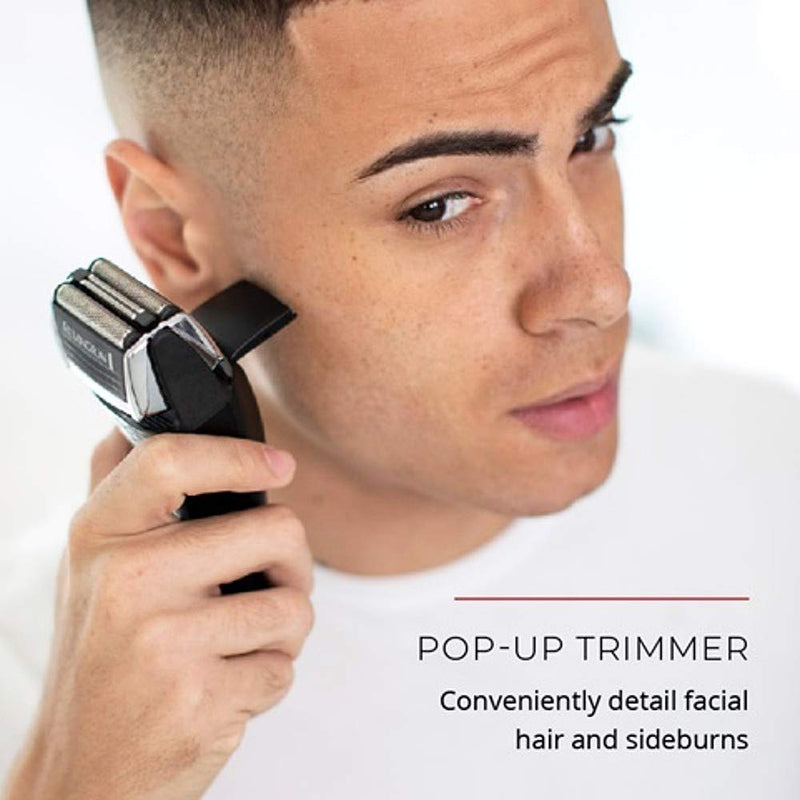 Remington F5-5800, Power Series Inercept Cutting Foil Razor/Men's Shaver with SPF-300 Screens & Cutters, Pivot & Flex Technology, and Stainless Steel Blades - Bundle Remington