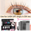 Lash Lift And Tint Kit, DIY Eyelash Lift and Dye 2 in 1, Perm Lashes At Home Lift Your Lash Curl And Black For 6 Weeks More Than 7 Applications Libeauty