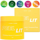 I DEW CARE Peel Lit Citric Acid Peel Pads | Exfoliating Vitamin C Treatment Pads with AHA and PHA | Chemical Peels for Face | Korean Skincare, Vegan, Cruelty-free, Gluten-free, Paraben-free I DEW CARE Store