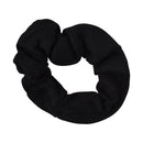 Small Scrunchies Cotton Hair Bobble - Set of 3 - Black Motique Accessories Store