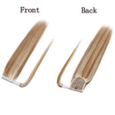 100% Remy Human Hair Wrap Around Ponytail Extensions 16 Inches Human Hair With Comb Clip in One Piece Pony Tail Extensions Long Straight Silky
