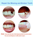 Tooth Filling Thermal Beads Do it Yourself Moldable False Teeth for Temporary Tooth Repair the Missing and Broken Tooth Replacement Kit(2 pack) Brige