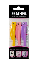 Feather Flamingo Facial Touch-up Razor Pack of 3 Razors FLAMINGO