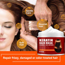 2 Pack Keratin Hair Mask,2021 Deep Repair Damage Hair Root, 250ml Hair Mask for Dry Damaged Hair,Hair Treatment Mask Hair Tonic Keratin Hair & Scalp Treatment Cristalbox