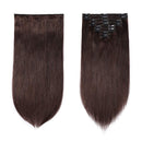 Double Weft 100% Remy Human Hair Clip in Extensions Highlight Highlighted