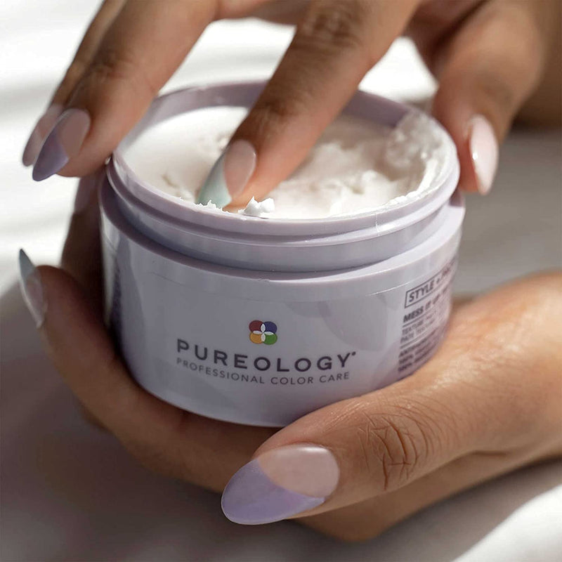 Pureology | Style + Protect Mess it Up Hair Texture Paste | Medium Hold | Vegan martinandmark.com