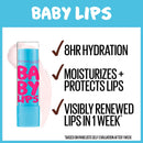 Maybelline Baby Lips Moisturizing Lip Balm Quenched, 0.15 Ounce Maybelline New York