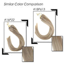 Sunny Micro Ring Human Hair Extensions Natural Remy Human Hair Blonde Highlights Hair Extensions Micro Loop Beads Extensions for Women 18 Inches 1g/Strand 50gram Sunny Hair Store