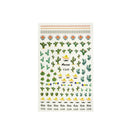 ALLYDREW 4 Sheets Nail Stickers Nail Art Set - Owls & Cactus Nail Stickers allydrew