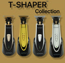Trimmer for Men by SUPREME TRIMMER Professional Barber Hair Clipper Mustache Beard Groomer Cordless Travel Trimmer LED & Stand - ST5200 Gold T-Shaper Li Supreme Trimmer