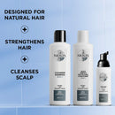 Nioxin System Kit 2, Natural Hair with Light Thinning, Full Size (3 Month Supply) Nioxin
